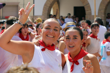 Cohete de inicio de las fiestas de Funes 2024.
