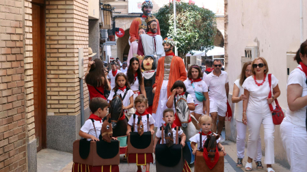 Fotos de la celebración de San Esteban chiqui en las fiestas de Arguedas.