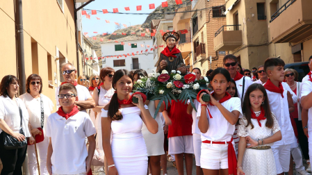 Fotos de la celebración de San Esteban chiqui en las fiestas de Arguedas.