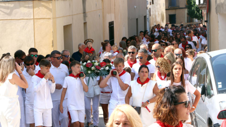 Fotos de la celebración de San Esteban chiqui en las fiestas de Arguedas.