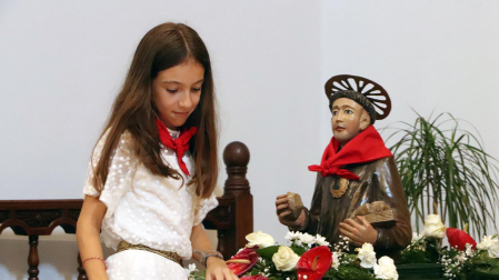 Fotos de la celebración de San Esteban chiqui en las fiestas de Arguedas.