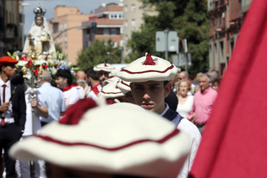 Fotos de la procesión en las fiestas de Burlada