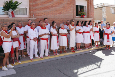Procesión de Santa Ana en las fiestas de Buñuel 2024.
