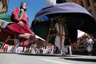 Procesión de Santa Ana en las fiestas de Buñuel 2024.