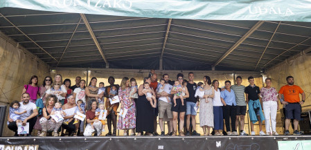 Inicio de fiestas en Lakuntza.