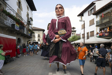 Inicio de fiestas en Lakuntza.