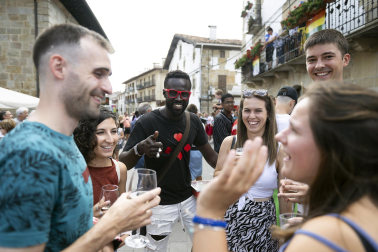 Inicio de fiestas en Lakuntza.