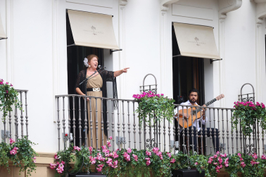 Fotos de las actuaciones de Israel Fernández y Mara Rey en el ciclo 'Calles, balcones y patios' de Flamenco On Fire 2024