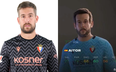 Fotos de los jugadores de Osasuna en EA Sport FC 25