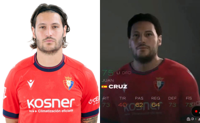 Fotos de los jugadores de Osasuna en EA Sport FC 25