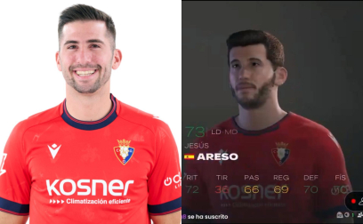 Fotos de los jugadores de Osasuna en EA Sport FC 25