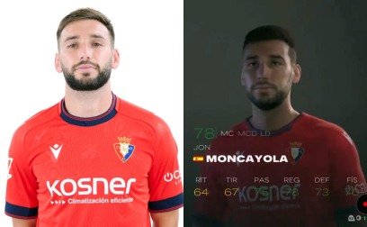 Fotos de los jugadores de Osasuna en EA Sport FC 25