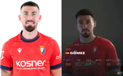 Fotos de los jugadores de Osasuna en EA Sport FC 25