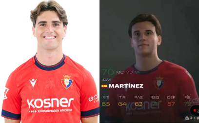 Fotos de los jugadores de Osasuna en EA Sport FC 25
