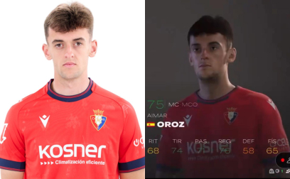 Fotos de los jugadores de Osasuna en EA Sport FC 25