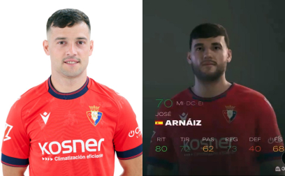 Fotos de los jugadores de Osasuna en EA Sport FC 25