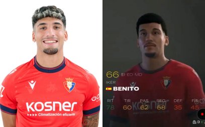 Fotos de los jugadores de Osasuna en EA Sport FC 25