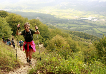 Fotos de los participantes en el XV Kilómetro Vertical Uharte-Beriain.