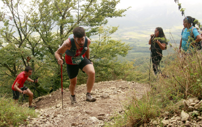 Fotos de los participantes en el XV Kilómetro Vertical Uharte-Beriain.