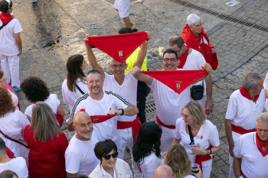 Fotos del cohete de inicio de fiestas de Corella