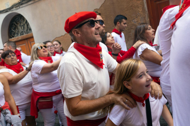 Fotos del cohete de inicio de fiestas de Corella
