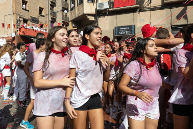 Fotos del cohete de inicio de fiestas de Corella