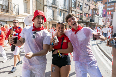 Fotos del cohete de inicio de fiestas de Corella