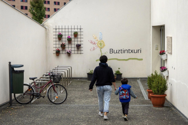 Fotos de la jornada de huelga en la educación pública en Navarra.
