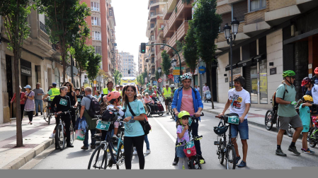 Fotos del 'Reto + de 100' en Tudela. /