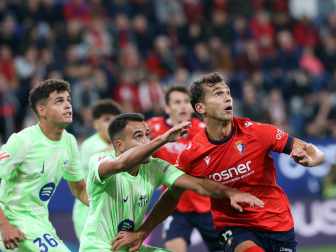 Fotos del Osasuna 4-2 Barcelona de la jornada 8./