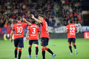 Fotos del Osasuna 4-2 Barcelona de la jornada 8./