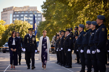 Fotos de la celebración de la festividad de la Policía Nacional en Navarra.