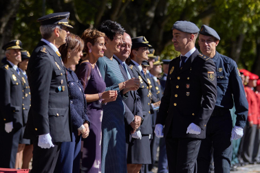 Fotos de la celebración de la festividad de la Policía Nacional en Navarra.