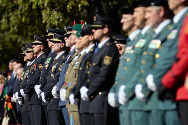 Fotos de la celebración de la festividad de la Policía Nacional en Navarra.