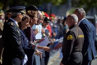 Fotos de la celebración de la festividad de la Policía Nacional en Navarra.
