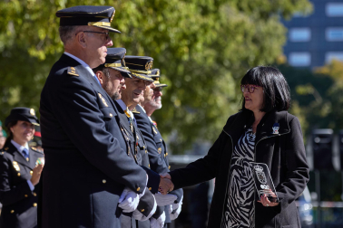 Fotos de la celebración de la festividad de la Policía Nacional en Navarra.