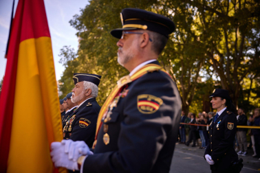 Fotos de la celebración de la festividad de la Policía Nacional en Navarra.