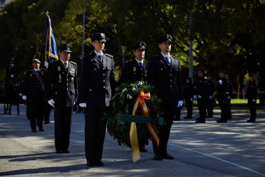 Fotos de la celebración de la festividad de la Policía Nacional en Navarra.