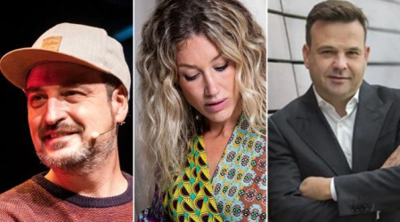 Los ponentes: Jorge Sandúa, Lucía Benavente y José Elías Navarro.