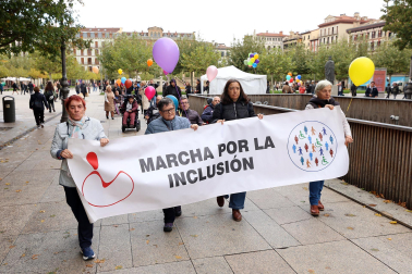 Fotos de la VII Marcha a favor de la inclusión.
