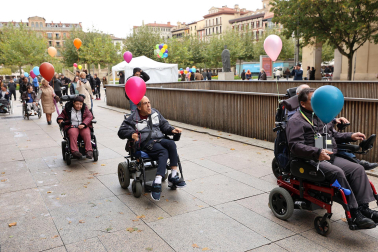 Fotos de la VII Marcha a favor de la inclusión.