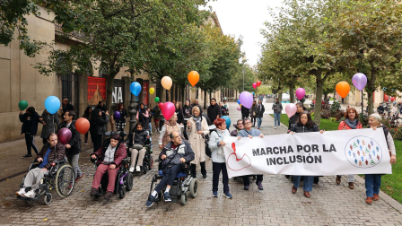 Fotos de la VII Marcha a favor de la inclusión.