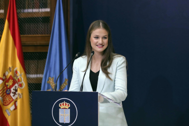 La princesa Leonor recibe la Medalla de Oro del Principado.
