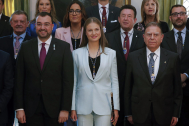La princesa Leonor recibe la Medalla de Oro del Principado.