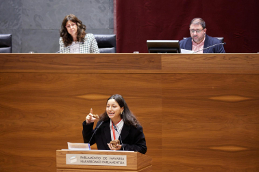 Fotos de la final del XV Torneo de Debate de Bachillerato celebrada en el Parlamento de Navarra.