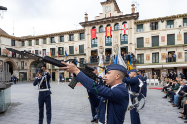 Fotos de la jura de bandera civil en el Día de Bardenas en Tudela