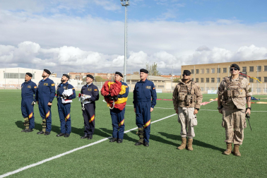 Fotos de la jura de bandera civil en el Día de Bardenas en Tudela