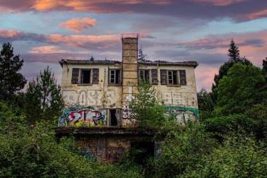 El santuario de tuberculosos de Agramonte, hoy abandonado.