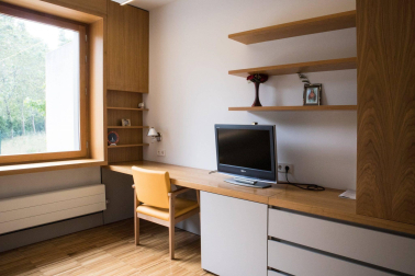 Una habitación de la Casa Misericordia de Pamplona