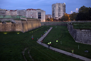 Fotos de la Carrera de las Murallas de Pamplona.